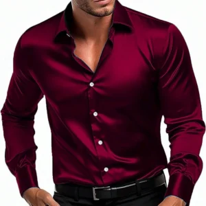 METRONAUT men regular fit solid spread collar formal shirt with premium fabric for office, business, and formal occasions